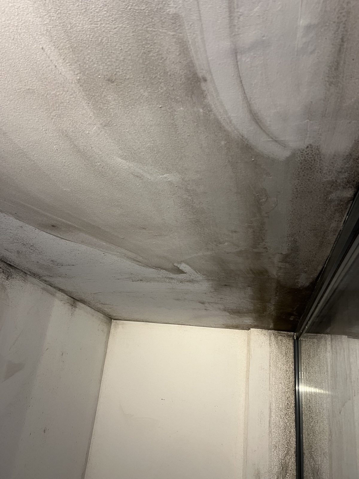 Detalhe da zona afetada