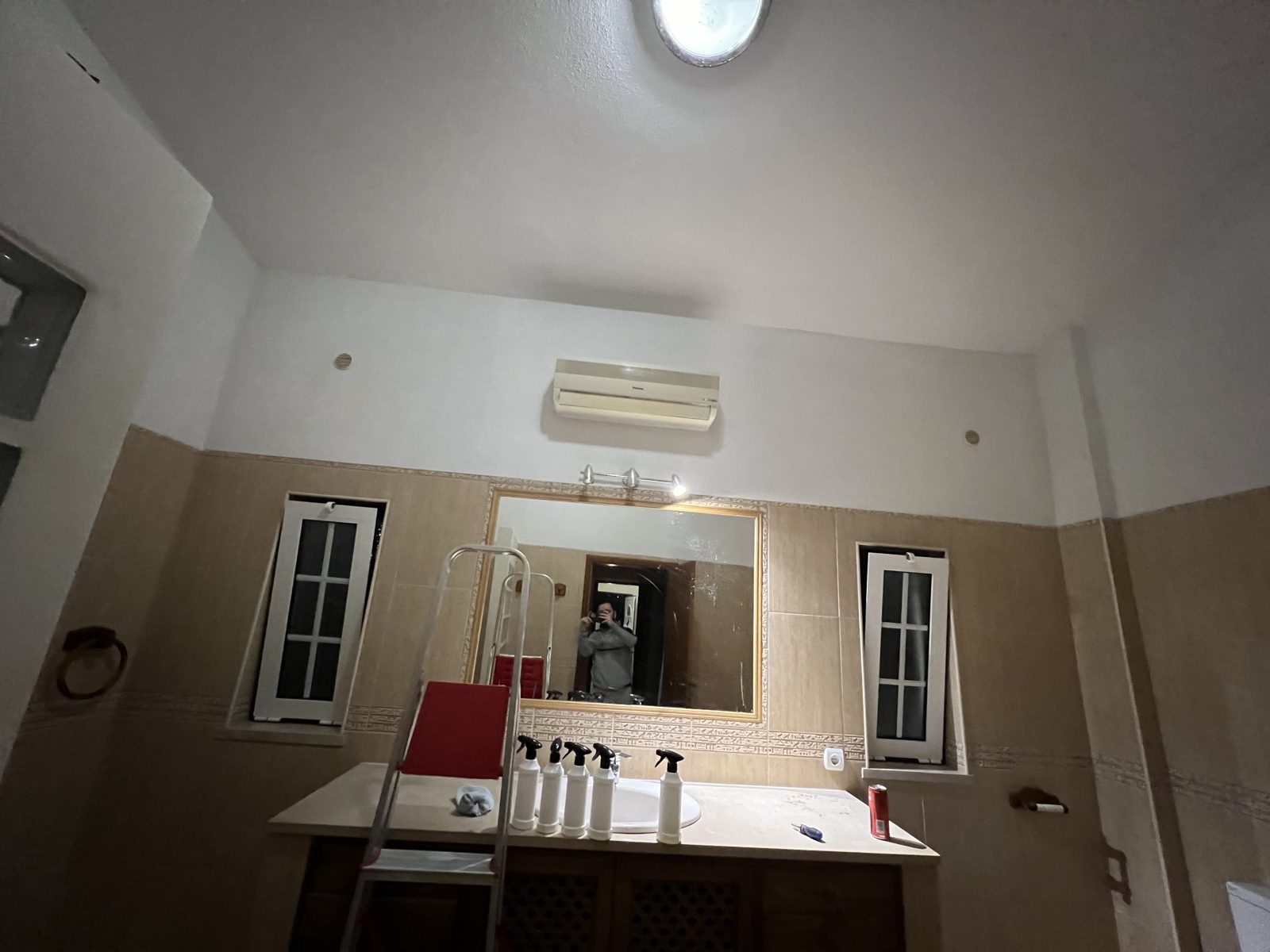 Casa de banho limpa após tratamento